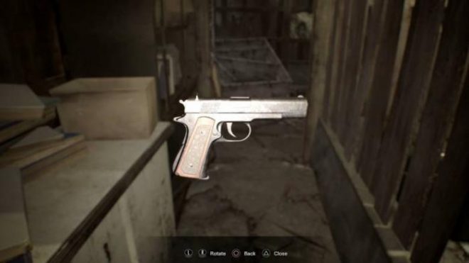 Resident Evil 7 местонахождение пистолета
