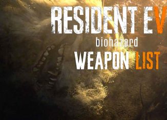 Resident Evil 7 Полный список оружия